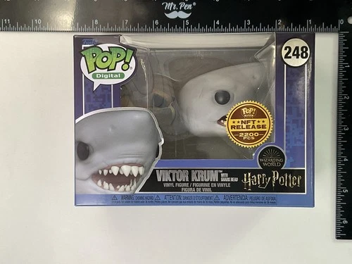 Funko Pop! Digital Harry Potter: Viktor Krum with Shark Head #248 2200 Piece i05