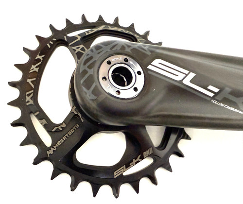 Guarnitura carbonio FSA SL-K modulare DM 1X 30 denti BB392EVO 11spd 175 mm NUOVA - Foto 2 di 13