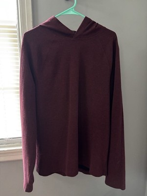 APT.9 Premier Flex Men s Burgundy Solid Pullover Hoodie Long Sleeve XL
