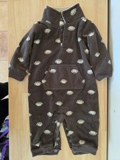 Carter's 1-Piece Football Sports Fleece Pajama PJs Sleeper BABY SIZE 9 M
