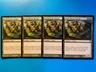 MTG 4x Leatherback Baloth # 107 Worldwake Modern Magic the Gathering x4 NM