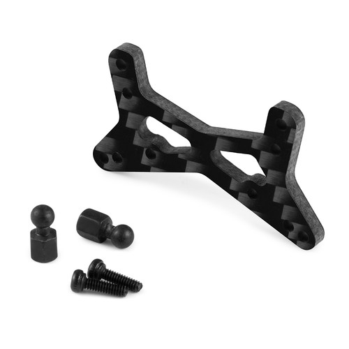 FLYXM Carbon Fiber/Alu Front Rear Shock Tower Mount for 1/24 Losi Micro-B RC Car - Picture 15 of 39