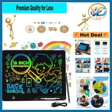 16 Inch LCD Writing Tablet for Kids Rechargeable Drawing & Learning