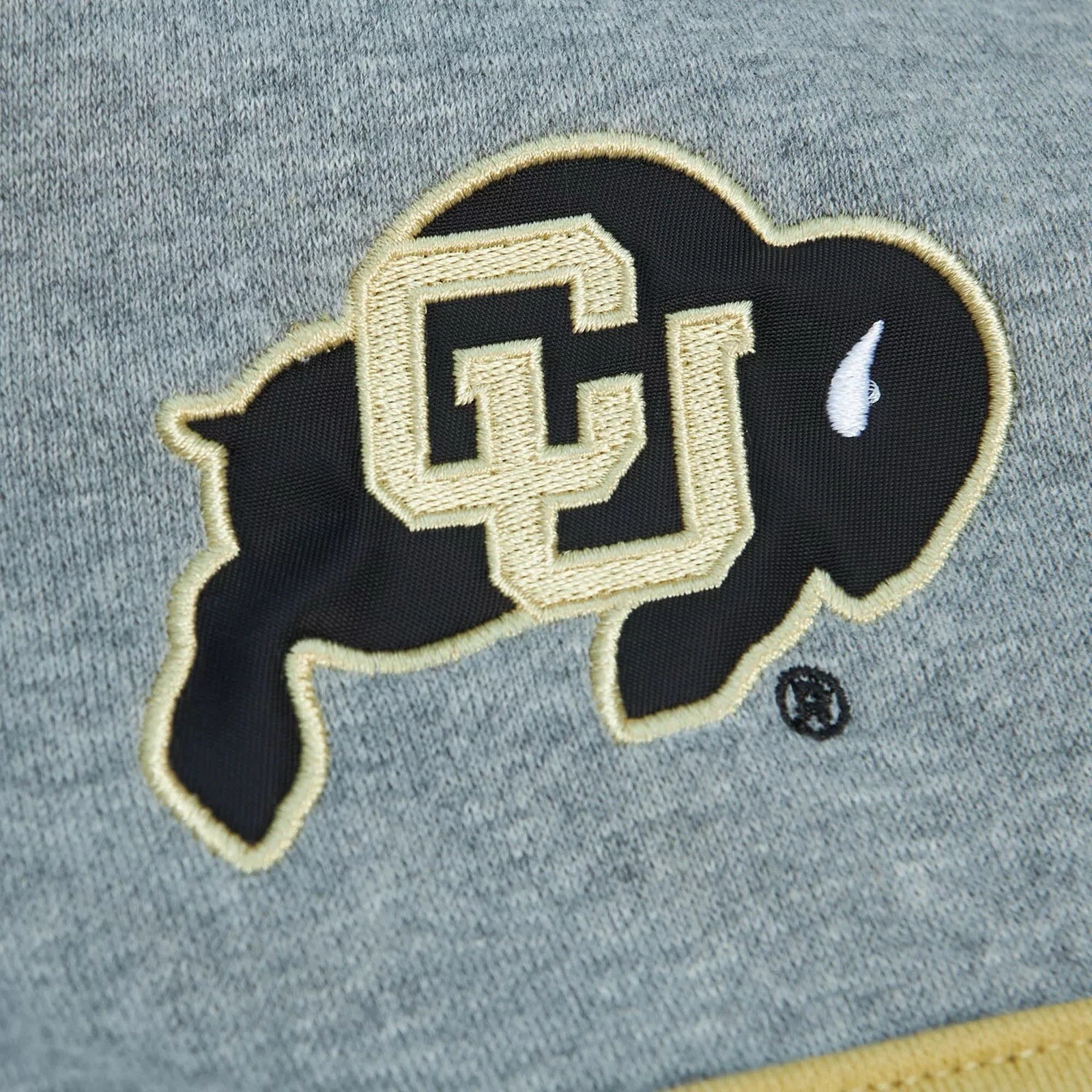 Felpa con cappuccio pullover Coach Mitchell & Ness nero Colorado Buffaloes nuova con etichette taglia XXL