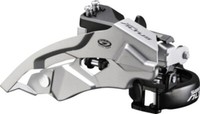 Shimano Umwerfer Altus FD-M370 3X9 Top Swing, Schelle, 34,9 Mm, Mit Adapter 31,8