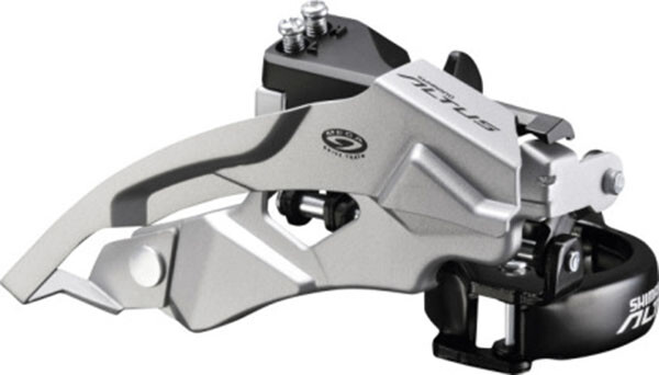 Shimano Umwerfer Altus FD-M370 3X9 Top Swing, Schelle, 34,9 Mm, Mit Adapter 31,8-image