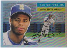 KEN GRIFFEY JR. Seattle Mariners 2021 Topps Chrome 70 Years of Topps REFRACTOR!