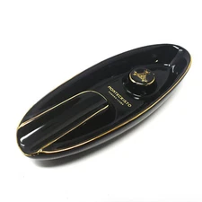 Cigar Ashtray ceramics Boat Black Large Rest Outdoor Cigars Ashtray Cigarette 