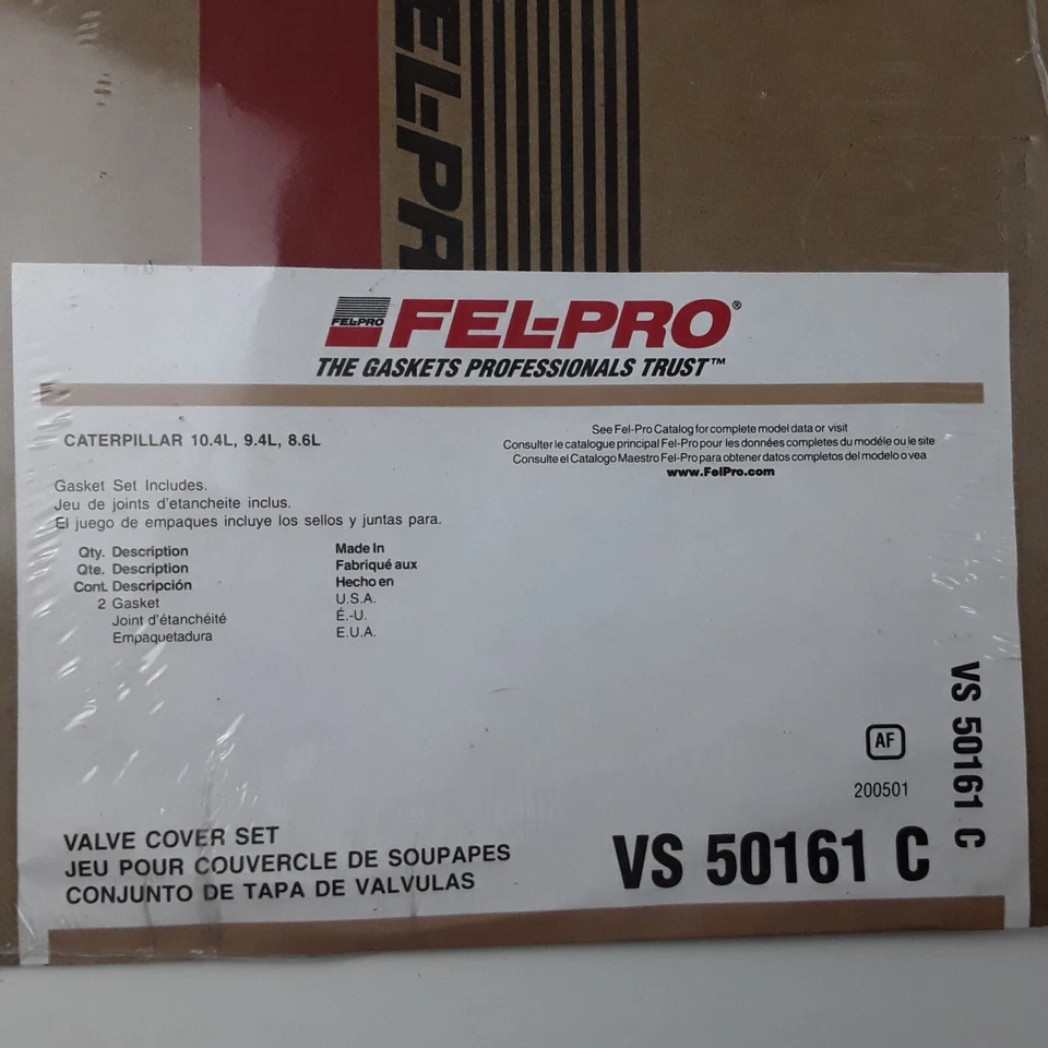 Juego de juntas de cubierta de válvula de motor para Chevrolet C60 1981-1994 Ford B-7000 1984 Foto 4 de 4