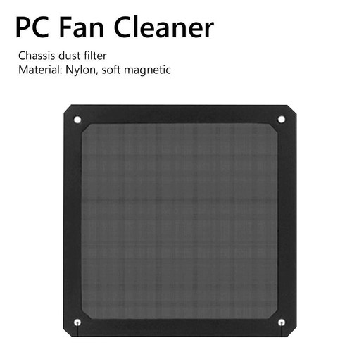 2Pcs Magnetic Dust Filter Computer Case Fan Dustproof Mesh Cover Net (9cm)(Black - Zdjęcie 2 z 11