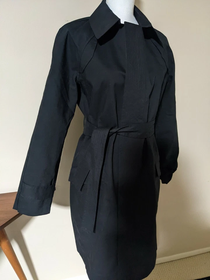 Abrigo NARCISO RODRIGUEZ Negro/Blanco Reversible Talla M/S Nuevo con Etiquetas Foto 3 de 4