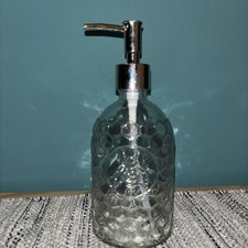 New no Labels Honeycomb Bee Glass Soap Dispenser