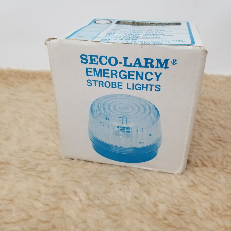 VTG Seco-Larm SL-126 Emergency Strobe Light Clear NOS New