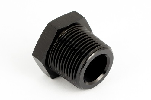 Reduzieradapter 3/4" NPT zu 1/4" NPT Einschrauber Schwarz eloxiert - Picture 2 of 3