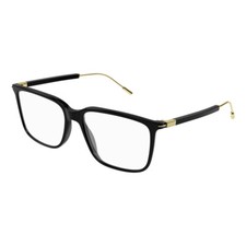 NEW GUCCI GG1273O 001 Black/Gold 56mm Eyeglasses