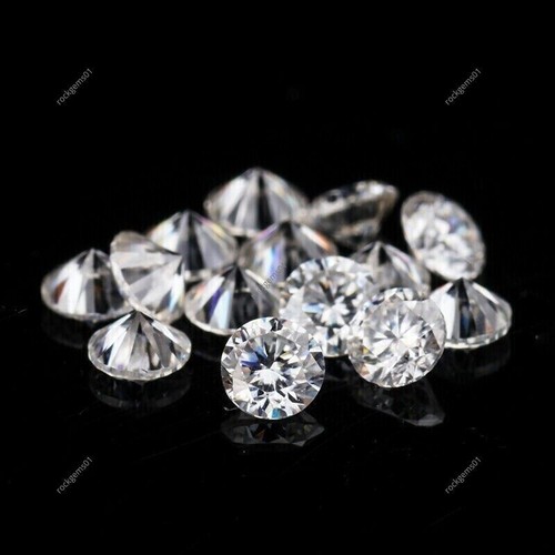2 MM Lab Grown CVD Diamond 6 Pcs Round Cut Grade D CERTIFIED VVS1 Lot - Picture 1 of 7