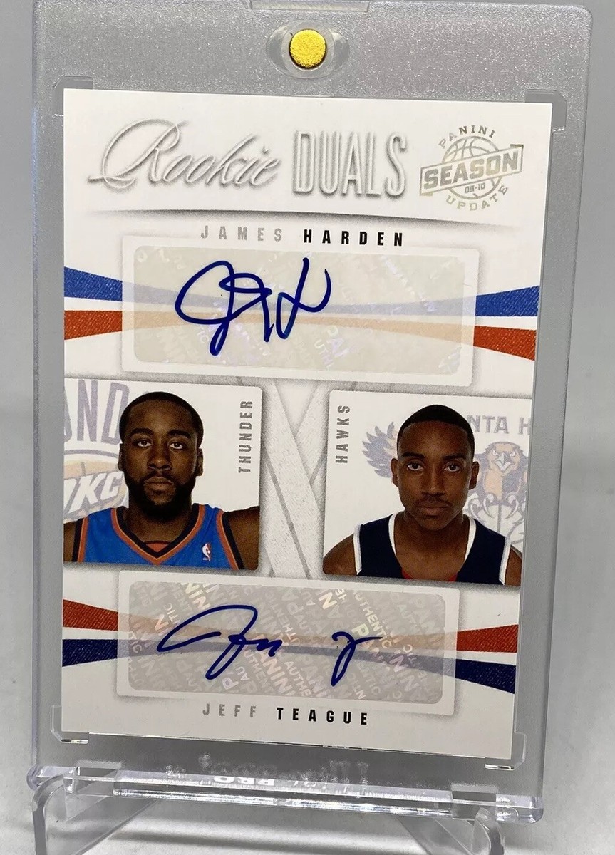 JAMES HARDEN ROOKIE AUTO RC SP /99 JEFF TEAGUE AUTOGRAPH SEASON