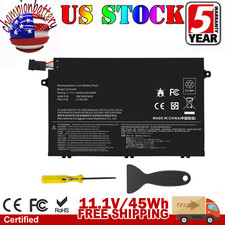 L17L3P51 Battery For Lenovo ThinkPad E480 E485 E495 E580 E585 E490 E590 45Wh
