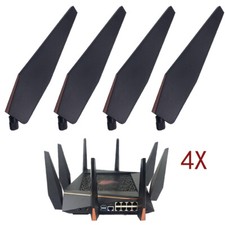 4Pcs SMA Female Dual Frequency Omnidirectional Antenna For ASUS GT-AC5300 Router