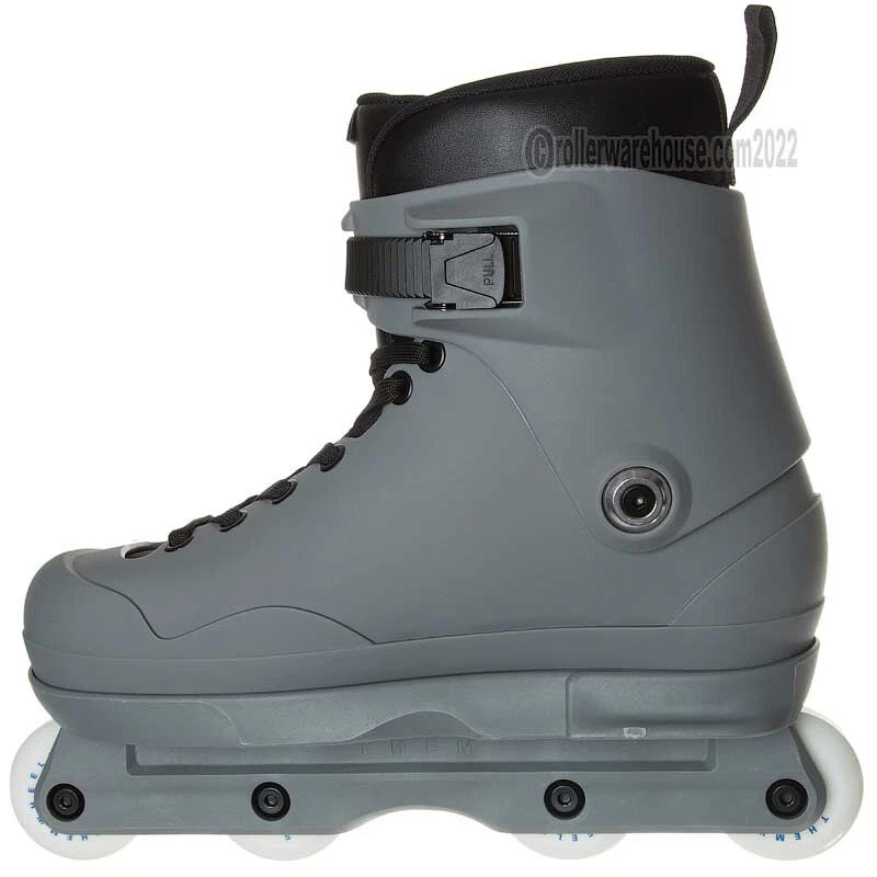 Them Skates 909 Grey Aggressive Inline Skates Mens DUAL 9.0/10.0