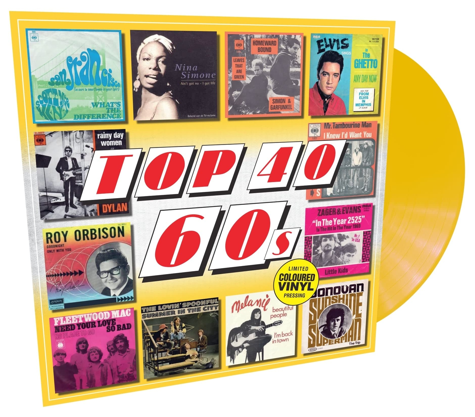 Sony Music Entertainment TOP 40 - 60S (coloured) (Vinyl LP)