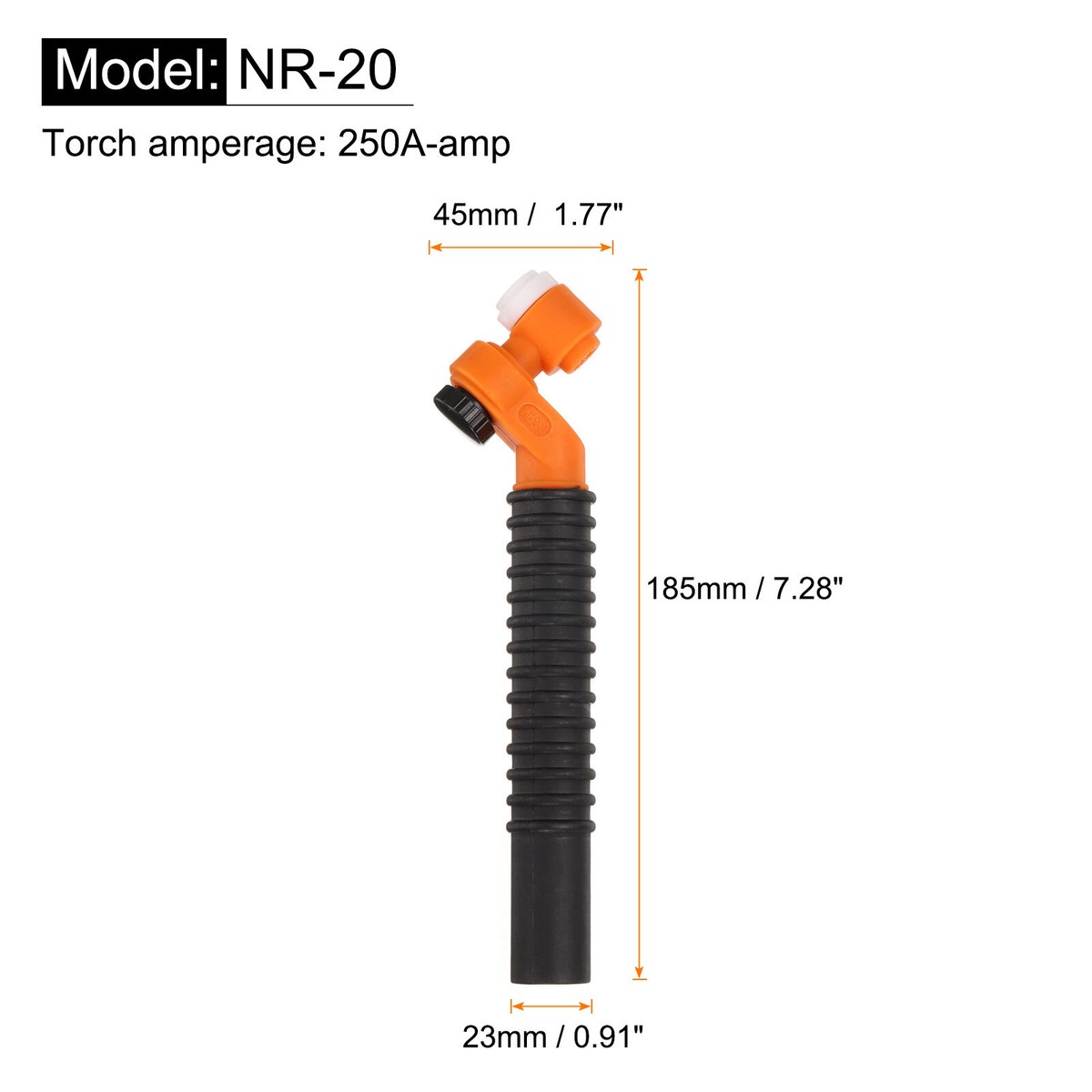 Tête De Torche TIG WP-26F Flex Air-cool 200A - Compatible Weldcraft/Lincoln/Miller/CK - Poignée H-200 Incluse