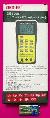 DER EE  DE-5000 High Accuracy Handheld LCR Meter NEW