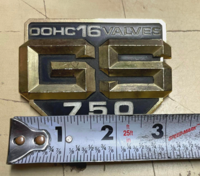 NEW Suzuki GS750 DOHC 16 Valves Emblem Side Cover Badge | eBay