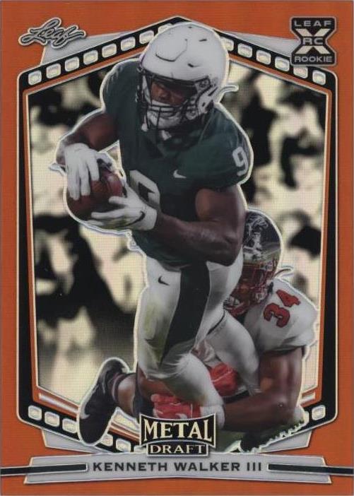 2022 Leaf Draft Kenneth Walker III #B-KW2 - 1 of 2