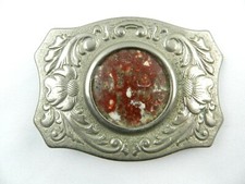 Vintage Horse Belt Buckle Metal Baro Embossed Chambers Belt Co.