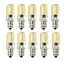 10pcs E12 Candelabra C7 LED Light Bulb 3W 80-3014 SMD Lamp Soft White 110~120V H