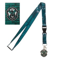 Harry Potter SLYTHERIN Detachable Neck Lanyard ID Badge Holder Traits Qualities