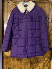 Vintage Pioneer Women Puff Size 18 Jacket Purple