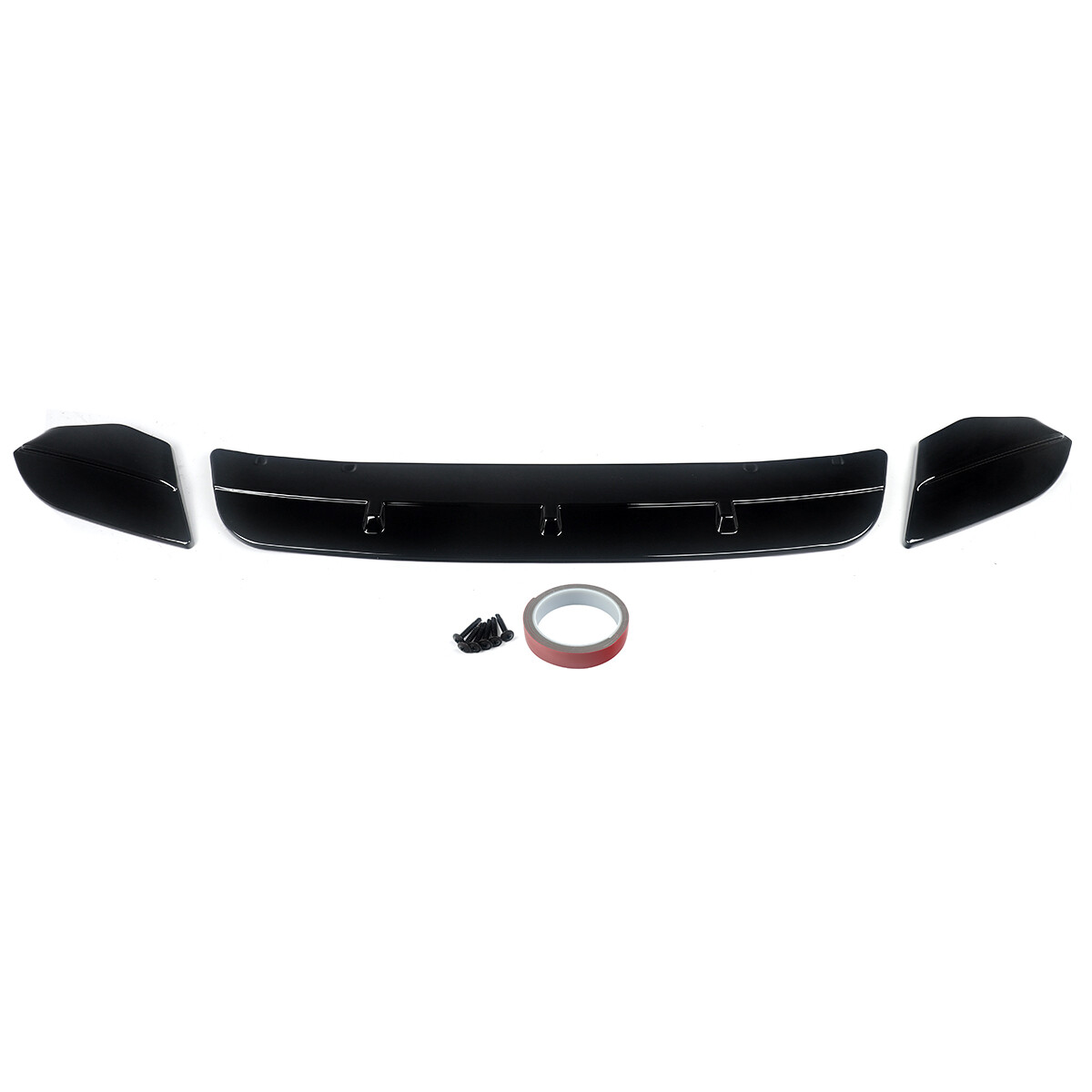 FOR BMW X3M F97 X4M F98 MP STYLE FRONT BUMPER SPLITTER LIP GLOSS BLACK 2019-2021