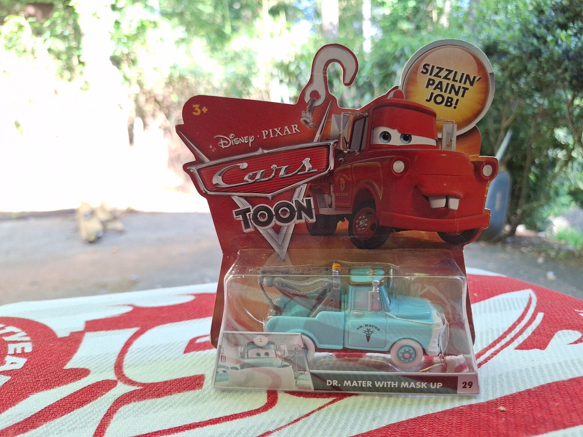Mattel Disney / Pixar Cars ( Dr. Mater with Mask Up ) Cars Toon | eBay