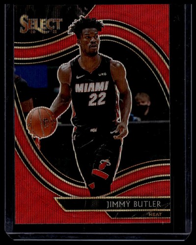2020-21 Panini Select #257 Jimmy Butler Red Wave Prizms