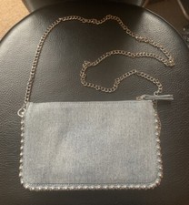 ZARA DENiM STUDDED CROSSBODY/SHOULDER BAG,BRAND NEW