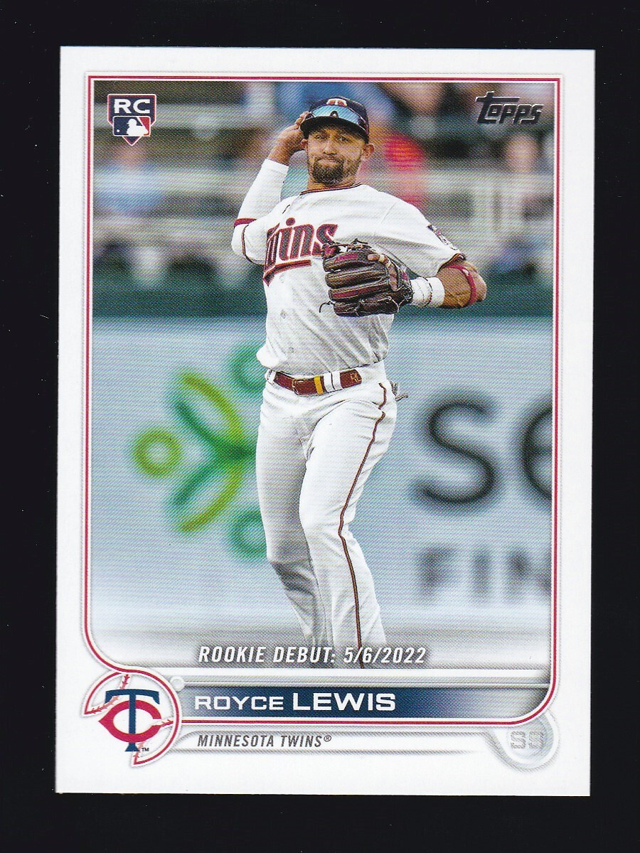 2022 Topps Update Series #US149 ROYCE LEWIS RC RD Minnesota Twins ROOKIE DEBUT