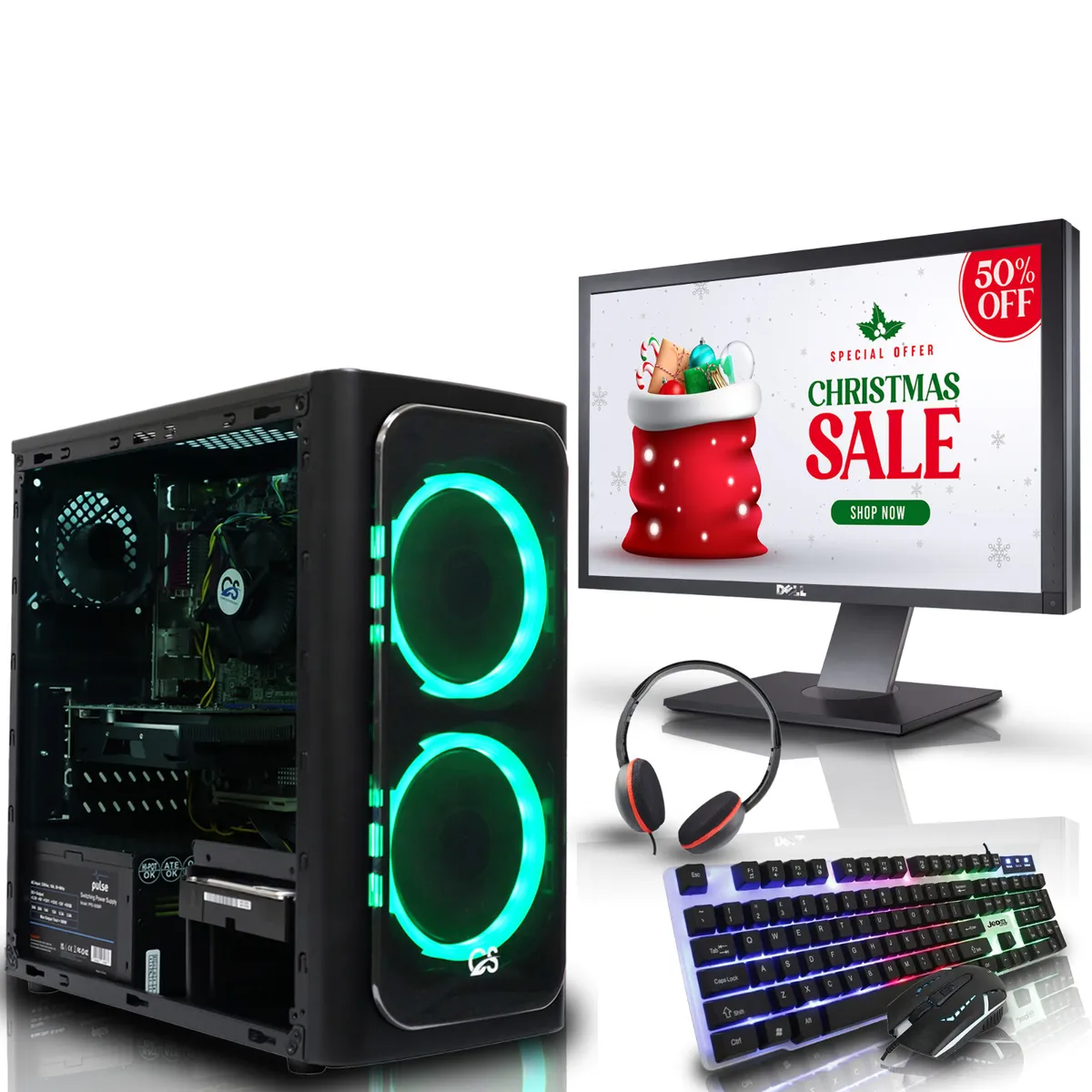 12-Core Gaming Computer 4 Terabyte PC Tower Affordable GAMING PC 16GB RAM  WIFI