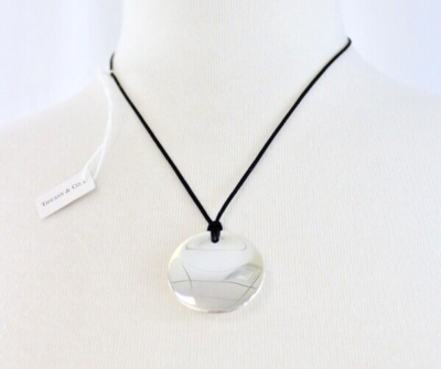 Tiffany Co. Sterling Silver 1 Tiffany & Co. Sterling Silver Round Disc Pendant Necklace main image 0