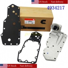 New Oil Filter Mount Housing Wgaskets Fits For 1989-2002 Dodge 6b 6bt 6bta 5.9l