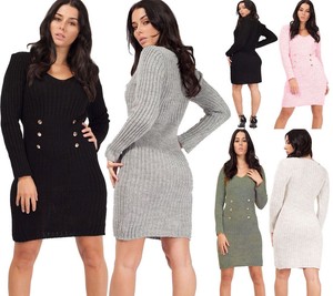 knit bodycon dress long sleeve
