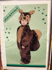 COSTUME SCOIATTOLO BABY PELUCHE 3-4 ANNI