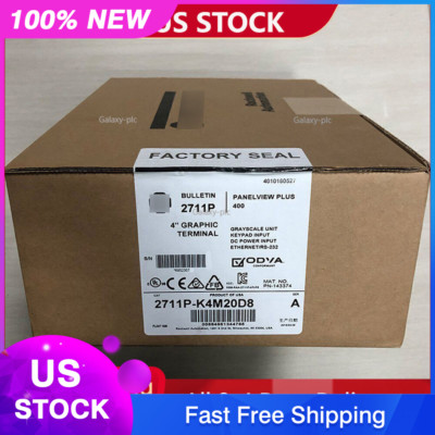 NEW AB 2711P-K4M20D8 VERSION PanelView Plus 6 Graphic Terminal 2711P-K4M20D8