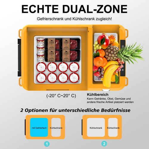 Compressore Frigo Box Elettrico Auto Congelatore Campeggio Frigo APP Portatile - Foto 27 di 29