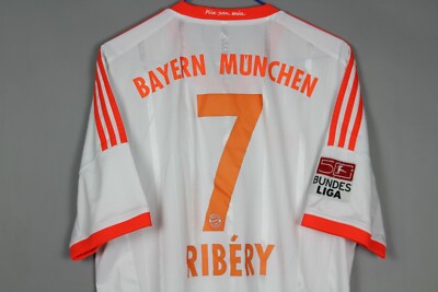 BAYERN MUNCHEN 2012/2013 AWAY FOOTBALL SHIRT JERSEY ADIDAS #7
