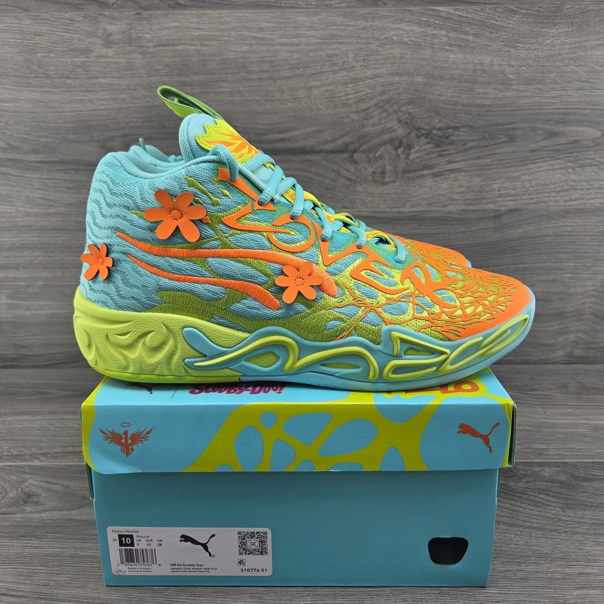 Puma Lamelo Ball x Scooby Doo MB.04 Mystery Machine Sz 10 Mens