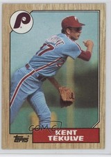 1987 Topps Kent Tekulve #684 1oa8
