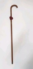 1936 Nile Temple SMILE WITH NILE Seattle Shriner Masonic Walking Stick Cane 35"