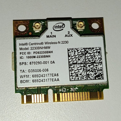 Intel Centrino Wireless-N 2230 WLAN-Karte Half Mini PCIe 300 Mbps 2230BNHMW